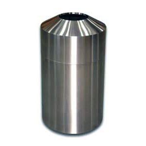 RT30SS Raised Open Top Waste Can - 30 Gallon Capacity - 20" Dia. x 33" H - Stainless Steel