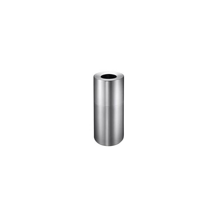 Imprezza ALMO18 Aluminum Open Top Garbage Can - 18 Gallon Capacity - Satin Aluminum