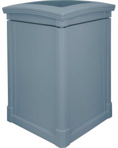 MAV44OTBEI Open Top Trash Can - 44 Gallon Capacity - 27 3/4" Sq. x 40" H - Beige in Color