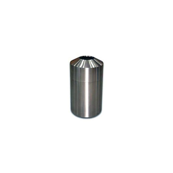 RT30SS Raised Open Top Waste Can - 30 Gallon Capacity - 20" Dia. x 33" H - Stainless Steel